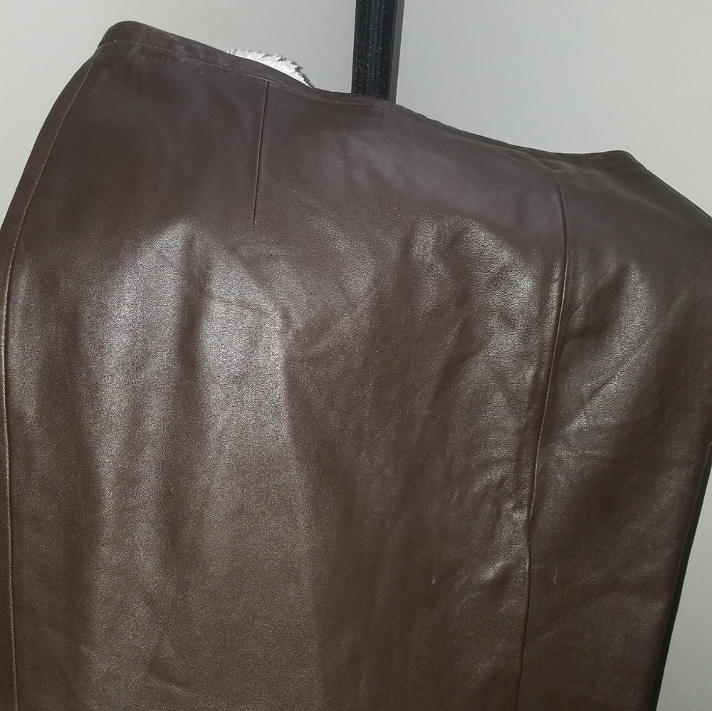 Michael Kors Leather Skirt